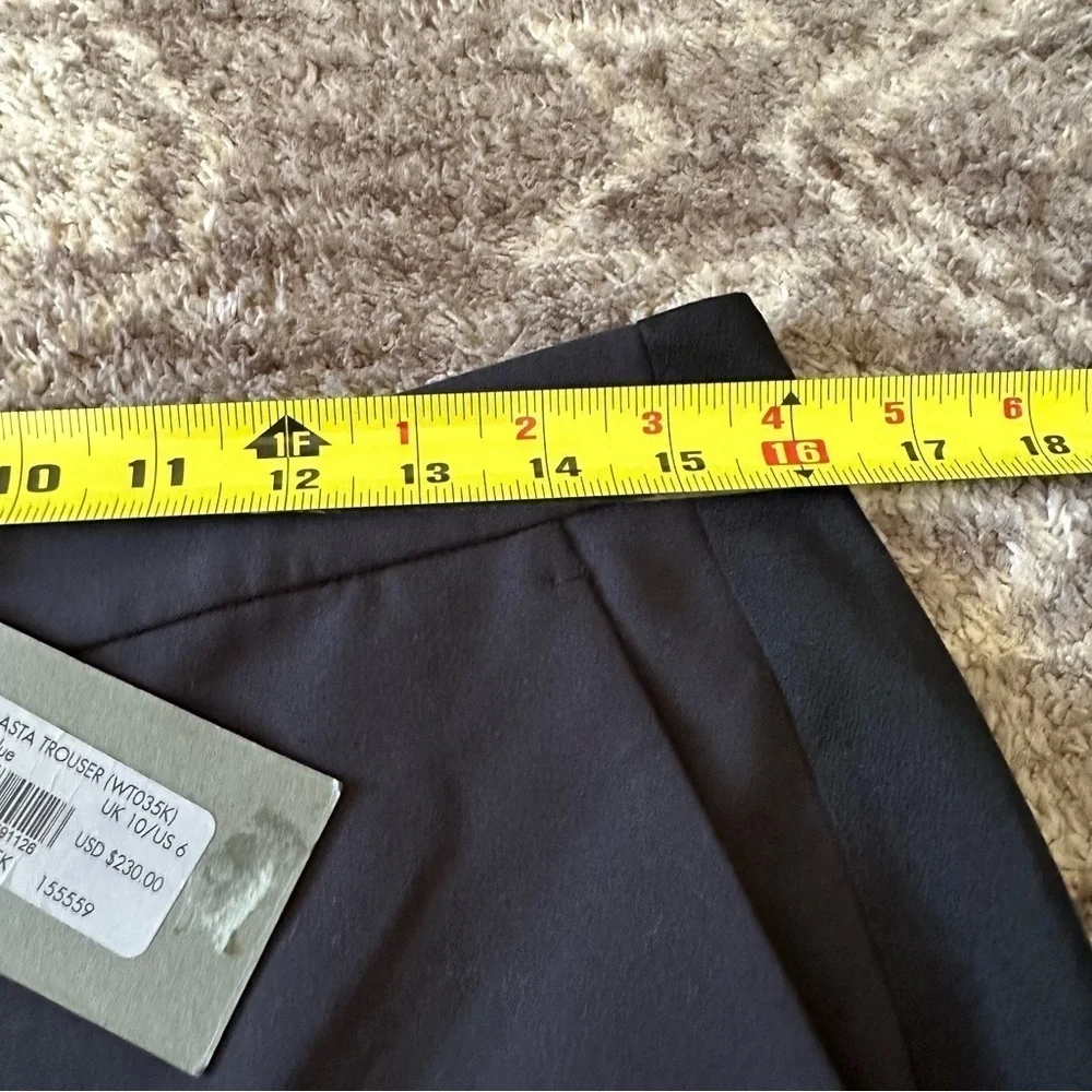 NWT All Saints Asta Trouser Pants Ink Blue US Women’s 6 - Picture 5 of 9